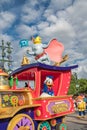 MickeyÃ¢â¬â¢s Storybook Express`s Parade at Shanghai Disneyland in Shanghai, China